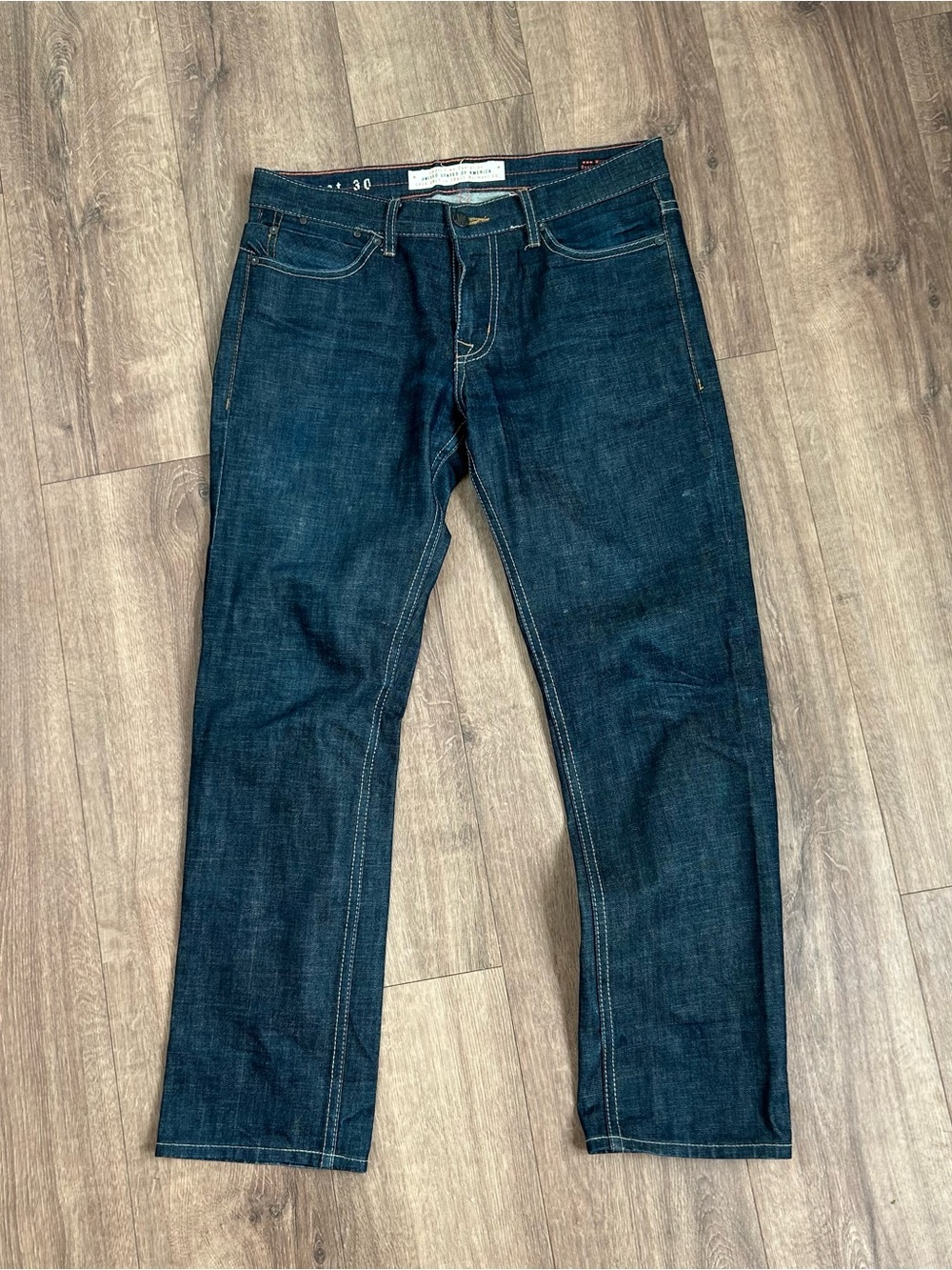 Williamsburg Garment Co South 1st Street Jeans 30 Dark Indigo 100% Cotton